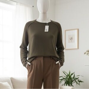 New Outerknown wool cashmere brown long sleeve sweater women’s size XXL